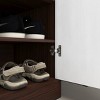 GlasFlength Shoe Racks Modern Four Tier Storage with Adjustable Shelves Simple Design for Entryway Living Space, Black, 31.49"*15.74"*39.4" - 4 of 4