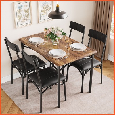 Dining Chairs Set of 2, Upholstered Dining Chairs with Back