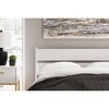 Signature Design by Ashley Socalle Full Panel Headboard in Matte White Finish - 2 of 4