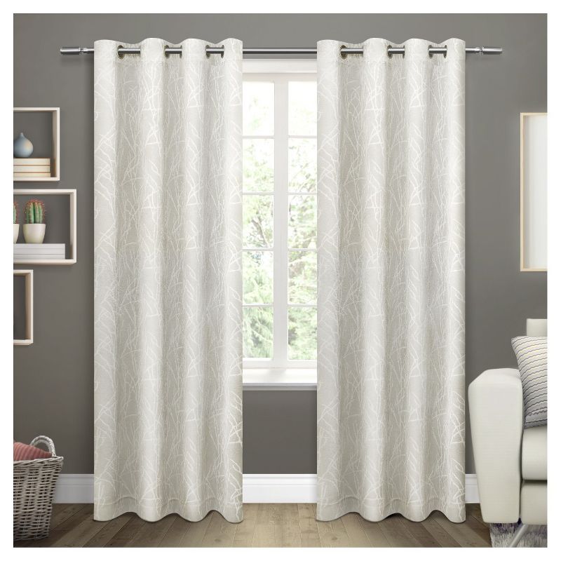 Twig Insulated Woven Blackout Grommet Top Window Curtain Panel - Exclusive Home&#153;, 1 of 6