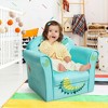 Costway Kids Cat/Astronaut/Lion/Synthetic Fake Animal/Elephant Sofa Children Armrest Couch Toddler Furniture Gift - 3 of 4