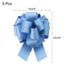 Unique Bargains Personalized Sparkly Gift Wrapping Large Pull Bows for Wedding Baskets 5 Pcs - 2 of 4