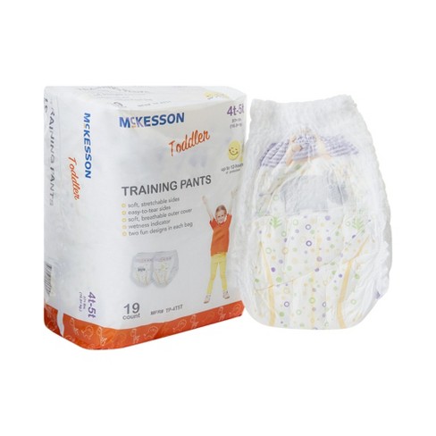 Mckesson Toddler Training Pants, Heavy Absorbency - 4t To 5t, 37+