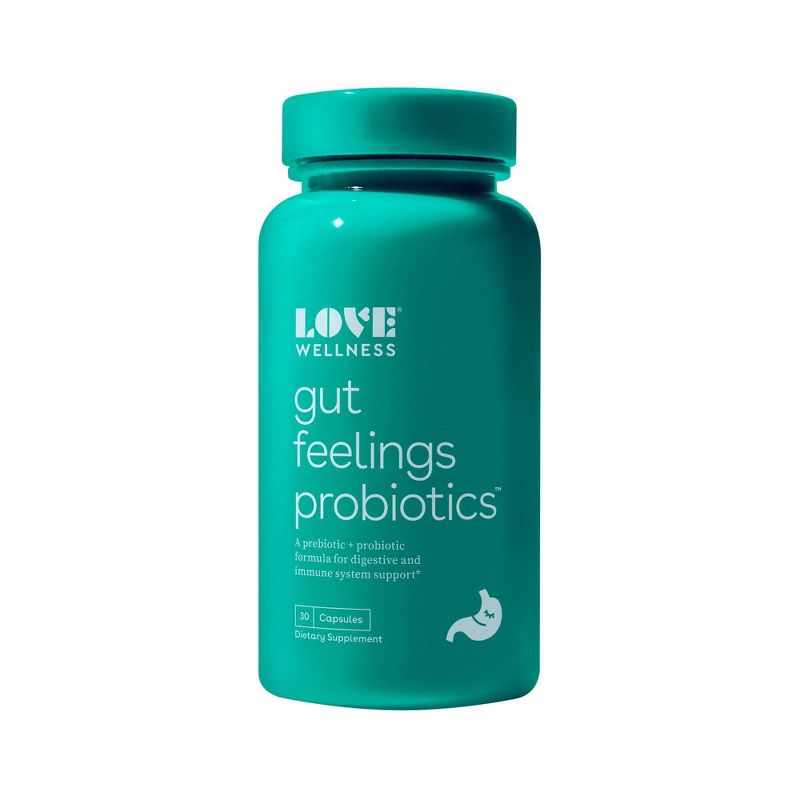 Love Wellness Gut Feelings Probiotics for a Healthy Gut &#38; Immunity - 30ct, 1 of 10