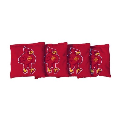 NCAA Iowa State Cyclones Corn-Filled Cornhole Bags Red - 4pk