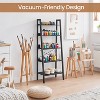 Ladder Shelf, 5-Tier Bookshelf, Storage Rack, Bookcase with Steel Frame, for Living Room, Home Office, Kitchen, Bedroom, Industrial Style - 2 of 4