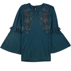 Alfani Womens Embroidered Pullover Sweater - 1 of 1