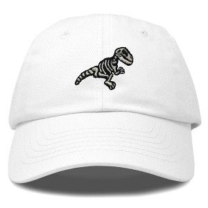 Dalix Fossil Embroidered Dinosaur T Rex Cotton Dad Hat Baseball Cap Adjustable Mens - 1 of 4