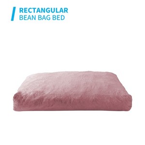 Mjkone Bean Bag Chairs for Adults, 2 in 1 Bean Bag Chairs, Convertible Bean Bag with Filler for Gaming Large Foam,Pink - 1 of 4