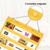 Unique Bargains Magnetic Wall Hanging Small Double-Sided Classroom Pocket Chart - 3 of 4