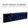 Ivation Waterproof Large Digital Clock, Outdoor Large LED Clock with Stopwatch, Alarms & More! - 4 of 4