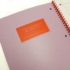 Best Year Ever Spiral Notebook Lavendar/Tomato Hard Plastic Binding Vietnam - 3 of 4