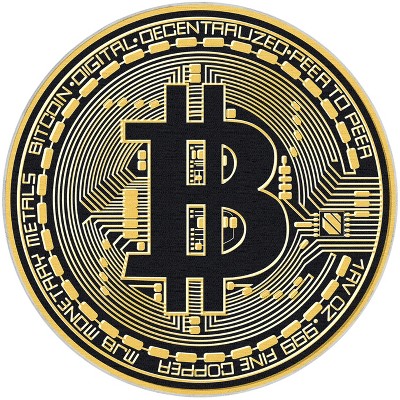 Well Woven Money Collection Bitcoin Crypto Black Gold Area Rug : Target