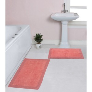 Home Weavers Luxury Collection 100% Cotton Tufted Bathroom Rug Set, Non-Slip Latex Bath Rug Set - 1 of 4