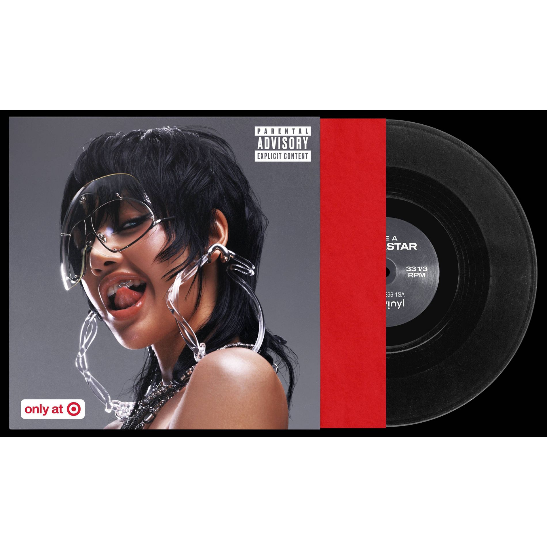 LISA Tiny Vinyl Edition - SIDE A: Rockstar/SIDE B: FXCK Up the World (Target Exclusive, vinyl 4 inch)