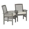 PAGED Outdoor Dining Chairs Modern Wood Patio Chairs with Arms for Patio, Poolside, Garden, Backyard - 4 of 4