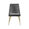 Meridian Furniture,Karina Velvet Dining Chair, Set of 2 - 3 of 4