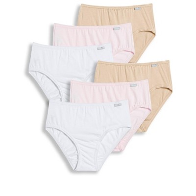 Jockey Women Plus Size Elance Hipster - 6 Pack 8 Light/ivory/pink Shadow :  Target