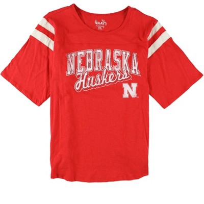 Touch by G-III Womens Nebraska Huskers Embellished T-Shirt