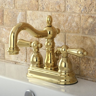 Heritage Bathroom Faucet Polished Brass - Kingston Brass
