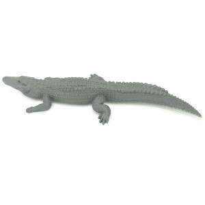 Collectible Wildlife Gifts | American Alligator, Alligator mississippiensis, Hand Painted, Rubber Reptile, Realistic Figure, Gift,    4"    SF40 B15 - 1 of 4
