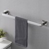 5-Piece Bathroom Hardware Set SUS304 Stainless Steel Towel Bar, Toilet Paper Holder, Robe Hook, Modern Design - 2 of 4