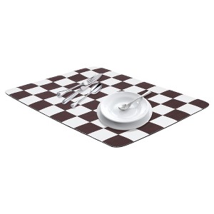 REGALWOVEN Diatomite Checkered Quick Drying Dish Drying Mat 1 Pc - 1 of 4