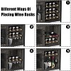 3-Tier Bar Cabinet with Detachable Wine Rack, Adjustable Shelves, Glass Holders, Buffet Sideboard for Dining Room Kitchen Living Room - 4 of 4