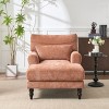 Modern Upholstered Chaise Lounge Sofa Chair, Cozy Recliner with Thick Cushion for Living Room or Bedroom – The Pop Home - 2 of 4
