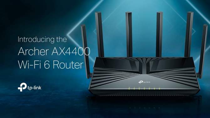TP-Link AX4400 Mesh Dual Band 6-Stream Router, 2 of 7, play video