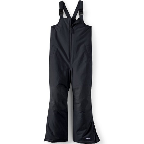 Lands End Kids Squall Waterproof Insulated Iron Knee Snow Bibs 18 Black Target