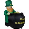 Northlight LED Lighted Inflatable Leprechaun with Pot of Gold St. Patrick's Day Outdoor Decoration - 4' - 3 of 4
