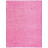 Unique Loom Solid Shag Solid Indoor Woven Area Rug - 2 of 4