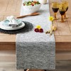 Design Imports Off-White Tonal Recycled Cotton Slubby Rib Table Runner - 3 of 4