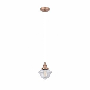 Oxford - 1 Light Mini Pendant In Traditional Style-9.5 Inches Tall and 7.5 Inches Wide - 1 of 1