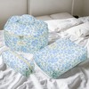 Unique Bargains Women's Quilted Makeup Bag 3 Pcs - 2 of 4