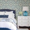 NuWallpaper Florentine Tile Peel & Stick Wallpaper Blue: Self-Adhesive Vinyl, Damask Medallion, Washable, 4.5 Sq Ft Coverage - 2 of 3