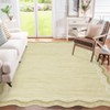 Area Rug, Washable Rug ¨C Scalloped Modern Solid Low Pile Carpet Non Slip Non Shedding Ultra Soft for Living Room Bedroom Nursery Office Dining Room - 4 of 4