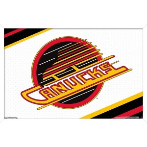 Trends International NHL Vancouver Canucks - Retro Logo 19 Framed Wall Poster Prints - 1 of 4