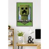 Trends International A Minecraft Movie - Creeper Logo Framed Wall Poster Prints - 2 of 4