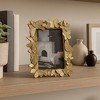 Decorative Butterfly Picture Frame Border - Contemporary Glam Photo Frame for Tabletop, Entryway Styling, or Bedroom Decor - 8", Gold - 2 of 4