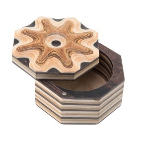 Island Bamboo Pakkawood Salt Cellar - 1 of 1