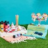 Thoughtfully Gourmet, Snow Cone Party Gift Set, Includes Ingredients for 20 Snow Cones, 8 Flavored Syrups, Toppings, and Paper Cups, Set of 20 - 3 of 4