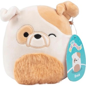 Squishmallows 5-Inch Brock The Bulldog- Official Jazwares Little Plush- Collectible Soft & Squishy Mini Stuffed Animal Toy-Gift for Kids, Girls & Boys - 1 of 4