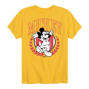 Boys' - Disney - Mickey Mouse Outline Short Sleeve Graphic T-Shirt - 1 of 3