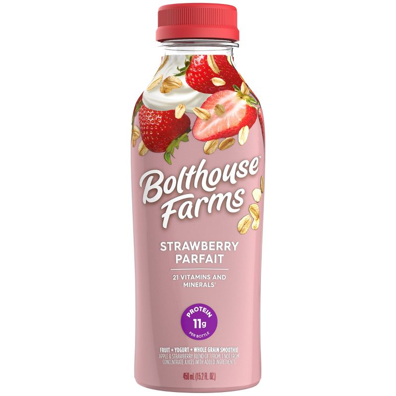 Bolthouse Farms Strawberry Parfait Breakfast Smoothie - 15.2 fl oz, 1 of 5