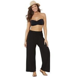 Swimsuits for All Women's Plus Size Dena Beach Pant Cover Up - 1 of 4
