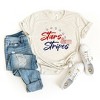 Simply Sage Market Women's Stars and Stripes Short Sleeve Graphic Tee - 2 of 4