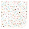 Hudson Baby Infant Girl Quilted Cotton Washcloths, Girl Forest, One Size - 4 of 4