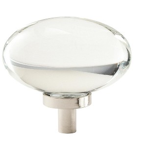 Amerock Glacio Oval Cabinet or Furniture Knob - 1 of 4